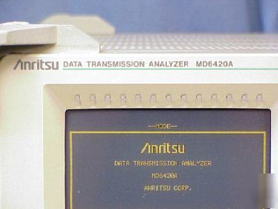 Anritsu MD6420A data transmission analyzer