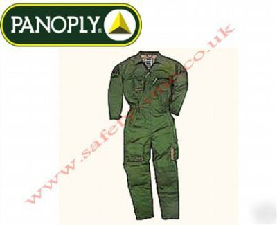 Green overalls boilersuit, knee pad pockets xxl
