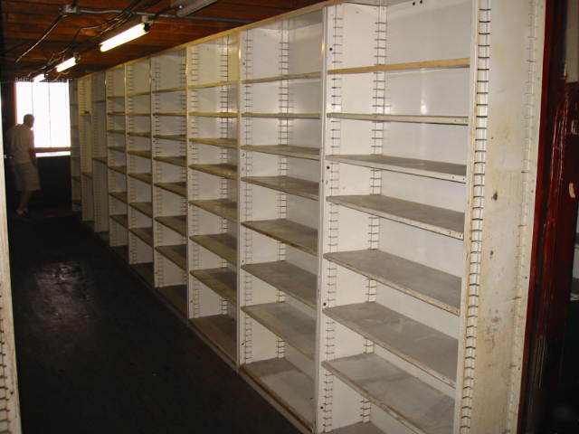 Industrial shelving storage bins burroughs must sell 