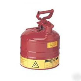 2.5 gal justrite safety can type 1, gas can, container