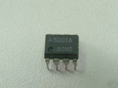 50 pcs mitsubishi M5201A dual input op amp ics chips