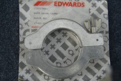 Edwards vacuum C10517403 NW50 swing clamp aluminum.