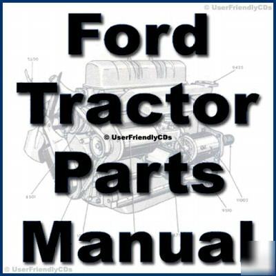 Ford tractor parts manual 1953-64 searchable bookmarked