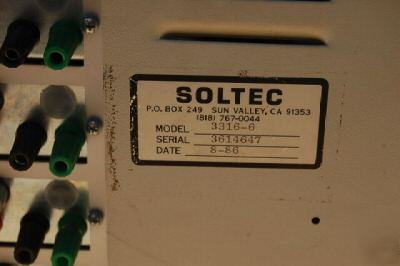 Soltec 3316-6-modular-channel chart-recorder acportable