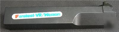 Vr/wesson vrel-163D lh notch toolholder retail=$95 