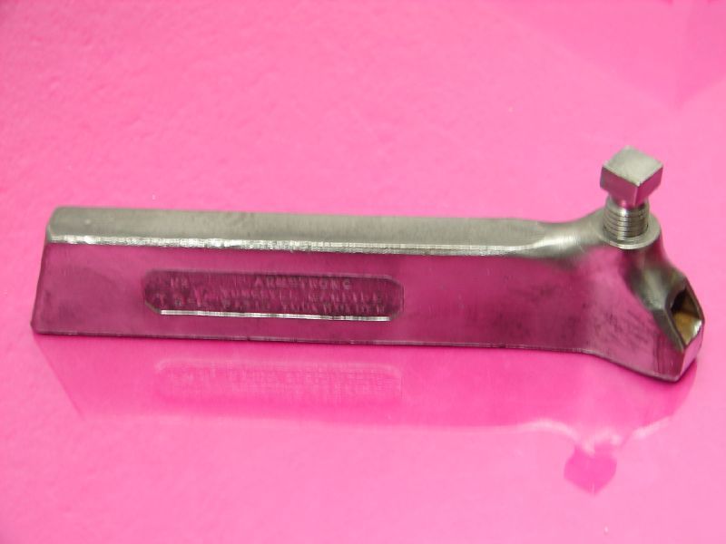 Antique left hand armstrong carbide tool holder # t-3-l