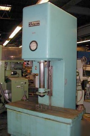 Denison 15 ton c-frame hydraulic straightening press