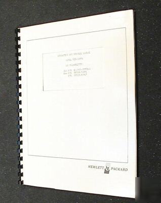 Hp-agilent 350-1000B service - operators manual