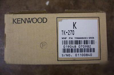 Kenwood tk-270K portable vhf
