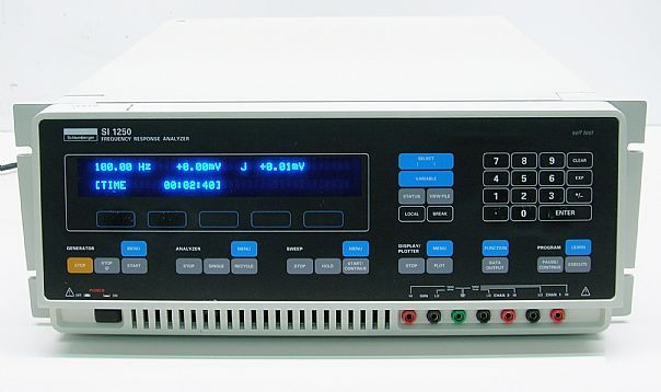 Schlumberger - 1250 frequency response analyzer - cal'd