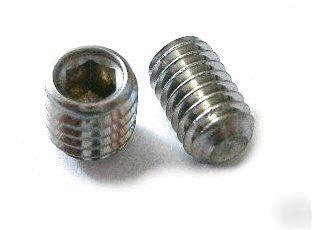 Stainless steel set screw cup point 5/16-24 x 1/4 