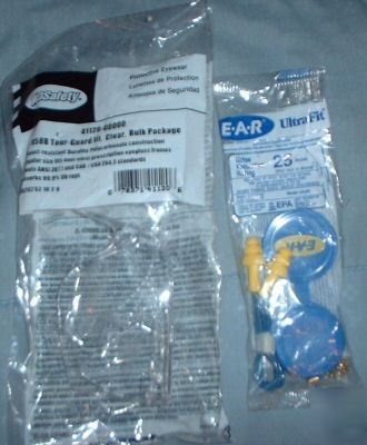 Aosafety glasses & ultrafit ear plugs safety protection