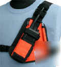 Hands free radio chest harness for pro&uhfradios orange