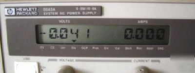 Hp - agilent 6643A 0-35V/0-6A system dc power supply 