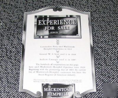 Mackintosh-hemphill rolling mill machines -2 1935 ads