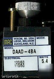 New mac valve - 45A lad daad 4BA w/ extra daad 4BA 