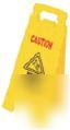 Rubbermaid, 25'' caution floor sign, yellow