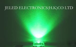 New 1000 superflux green 3MM r/h led lamp 15,000MCD fs