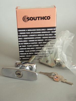 New southco t handle style latch w/ lock, 2 