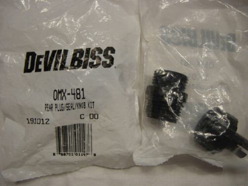 Devilbiss pneumatic spray gun replacement parts omx ser