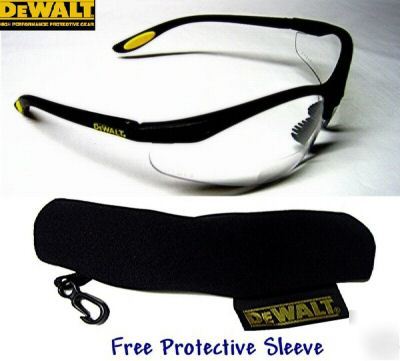 Dewalt reinforcer bifocal clear safety glasses 1.5