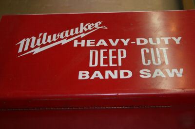 Milwaukee 6230 band saw variable speed deep cut bandsaw