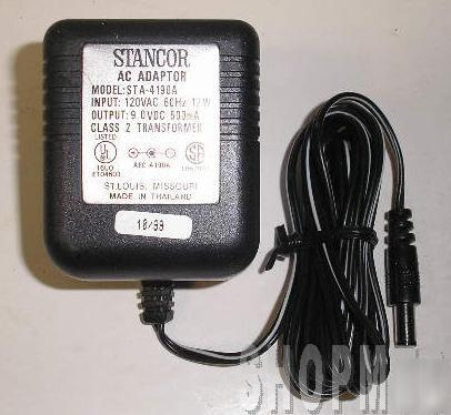New 9V 500MA ac adapter power supply sta-4190A