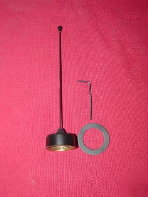 Uhf mount mobile antenna.(black)Â for motorola or vertex