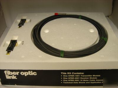 New hfbr-0010 lot of 1 hp fiber optic link - -