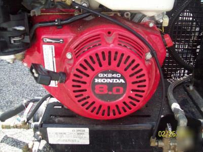 Portable 8HP honda gas engine air compressor