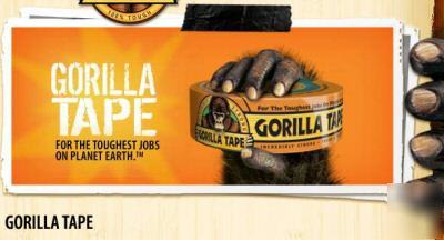 Ducttape gorilla brand 2X12YD black bestprice on ebay