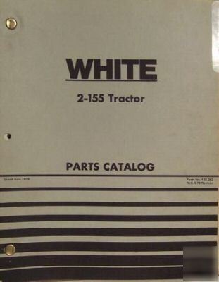 White 2-155 tractor parts manual - original