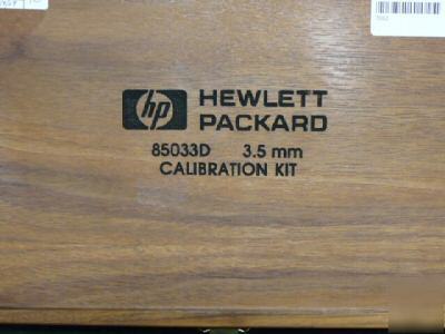 Hp 85033D calibration kit dc to 6GHZ 3.5 mm w/cal cert