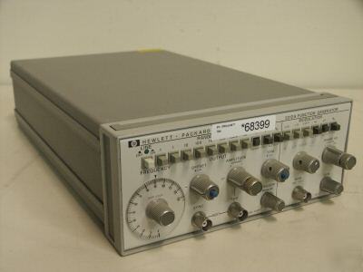 Hp/agilent 3312A function generator, 0.1HZ to 13MHZ,