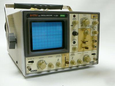 Hitachi v-202 20 mhz oscilloscope