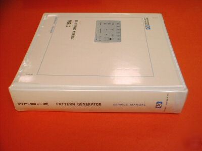 Hp 3781A pattern generator service manual - original
