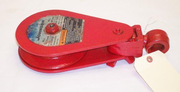 Johnson snatch block wire rope pulley 4 tons 6