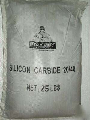 Badboy blast cabinet media abrasive silicon carbide