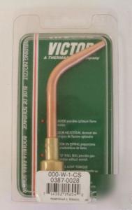 New victor 000-w-1 100 series welding nozzle 0387-0028 