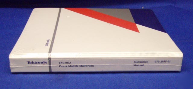 Tektronix tm 5003 power module main instruction manual