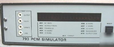 Pcm simulator schlumberger 793