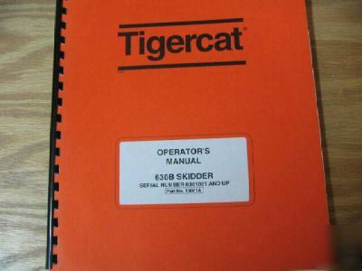 Tigercat 630B skidder operators manual