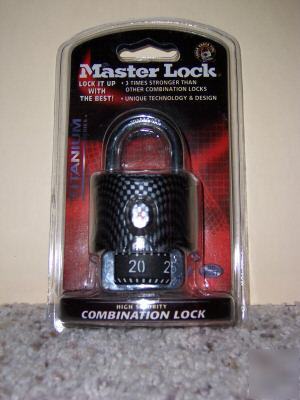 Master lock combination lock nip 2050XD titanium