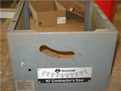 Rockwell contractor table saw #34-440 cabinet