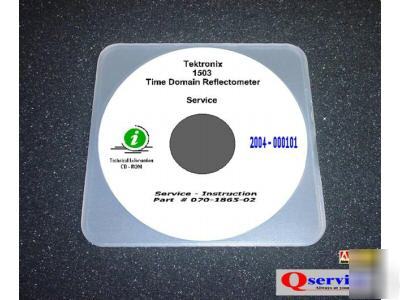 Tektronix 1503 tdr service manual + more