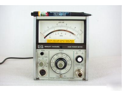 Hewlett packard hp 435B power meter with option C08
