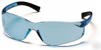 New 3 pyramex ztek infinity blue sun & safety glasses