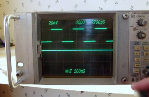 Tektronix 7603 oscilloscope w/ plug ins