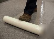 On roll carpet shield film protector carpet protection