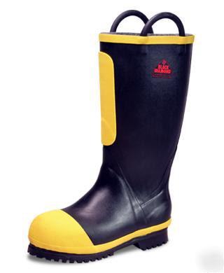 Black diamond fire boots, rubber (kevlar) size 8.5W nwt